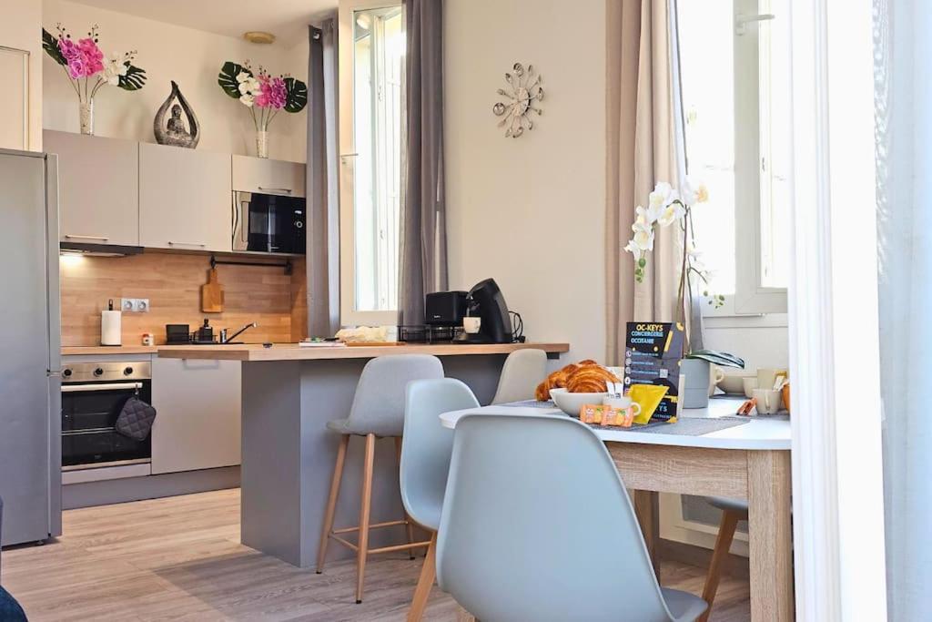 L'Orchidee, Proche De La Gare Avec Clim Et Terrasse Apartman Narbonne Kültér fotó