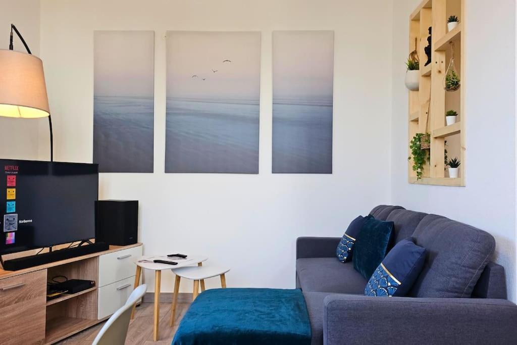L'Orchidee, Proche De La Gare Avec Clim Et Terrasse Apartman Narbonne Kültér fotó